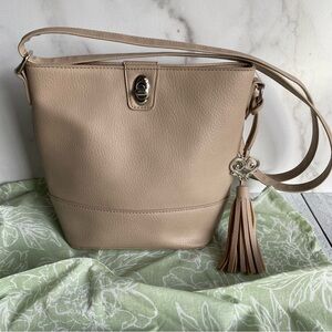 Bueno Tan Faux Leather Crossbody Bag